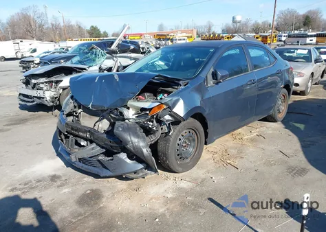 2014 Toyota Corolla Le z USA, uszkodzony, nr VIN 5YFBURHE2EP138041